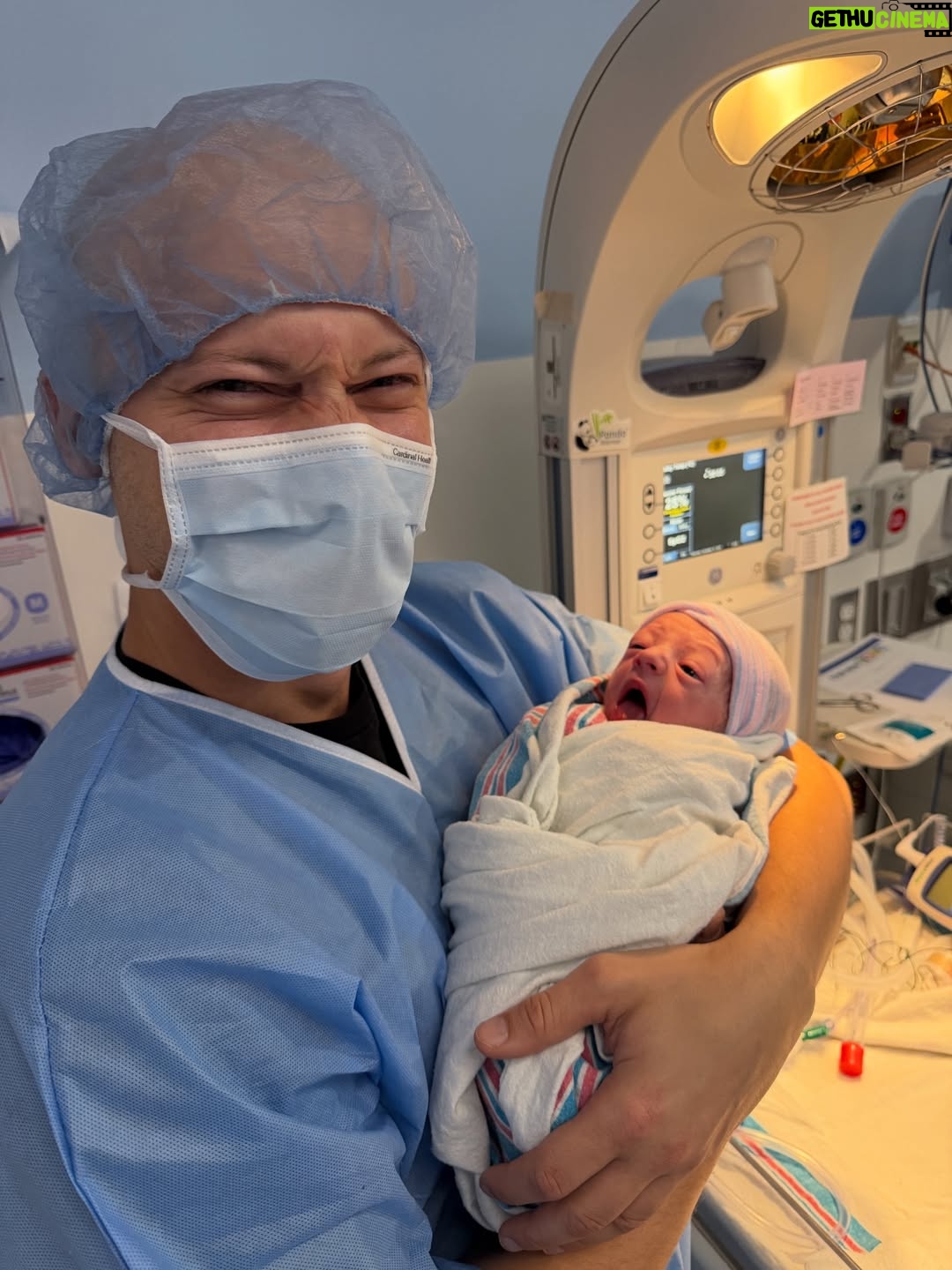 Amanda Cerny - 620.4K Likes - We are over the moon to officially introduce you to Klaus and Annabelle 🩷💙💐 - love always, Mama and Papa 🥰😍🎉