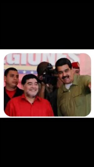 Amanda Gutiérrez Instagram - A los que critican a leo messi por haber estado con su equipo  recibidos por Trump, diciendo que Maradona jamás le ha lamido las botas a nadie, aquí les dejo está perlita, Diego A Maradona en conchupancia con el Dictador narco terrorista comunista Nicolás Maduro!!! Sin Hablar de las fotos  con Chávez y Fidel Castro!🙈 Así que respeten que calladitos se ven más bonitos !