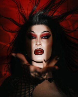 Amanda Tori Meating Instagram - Putting all kinds of wicked spells on you ✨🔮🗡️✨ Finally got to have a studio sesh with the magical @seekaxiom and they turned my scary little kitty OUT 🦇 Full shoot is on my patre0n for my interns 💋 #drag #dragrace #rpdr #amandatorimeating