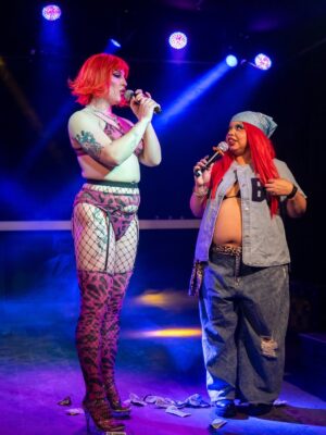 Amanda Tori Meating Instagram - @amandatorimeating ‘s Tiddyfest at @iconastoria was the perfect way to spent st paddy’s day 💚

#dragqueens #nyc #nycdrag