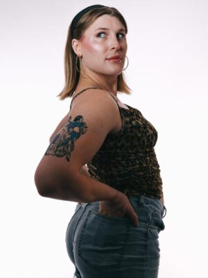 Amanda Tori Meating Instagram - Been feeling so pretty lately it blows my mind 🥹 I made a friend at the start of summer who said, “in transition, the mask gets too heavy to carry after a certain point” and that shit hasn’t left my brain since. It may not seem like much, but the bone structure of my face before FFS had truly come to feel like a mask, and I was exhausted from wearing it around for so long. Tomorrow I’ll be 3 months post op, and I definitely can’t say I wouldn’t change anything about my face. I don’t know if I’ll ever feel that way just because of the world we live in and the way beauty standards work. But what I CAN say is that I feel so much lighter than I did 3 months ago. I can say that where I used to fixate on certain parts of my face that made me feel masculine and how much I hated it, I now have the brain capacity to treat myself with much more love and kindness when I look in the mirror. I have the capacity to walk out into the world and show up as the girl who gives herself that love and kindness regularly. I have the capacity to show up for my friends and my community because I’m not wasting time and energy hating myself. It’s less about reaching a destination, and so much more about making myself feel equipped to move through life in the most authentic way possible. Transitioning has been such a spiritual journey for me, and this most recent step on the path has made me feel so much more connected to my own Goddess energy 🌙✨

Photos by the exquisite @mthrtrsa and brand new Triple Goddess Cher on the arm by @ellentattoos 🥰🥰🥰