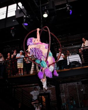 Amanda Tori Meating Instagram - FABRIKA - June 2025 ✨ You know the gig really is that girl when the stage is on a remote controlled rising platform and they got a big ass orb for twirling in the air !!

Sorry to this man lmao 🔪

📸1-4: @ajjordanphoto 
📸5-12: @joemaccreative