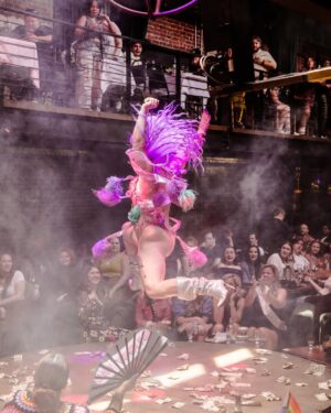 Amanda Tori Meating Instagram - FABRIKA - June 2025 ✨ You know the gig really is that girl when the stage is on a remote controlled rising platform and they got a big ass orb for twirling in the air !!

Sorry to this man lmao 🔪

📸1-4: @ajjordanphoto 
📸5-12: @joemaccreative