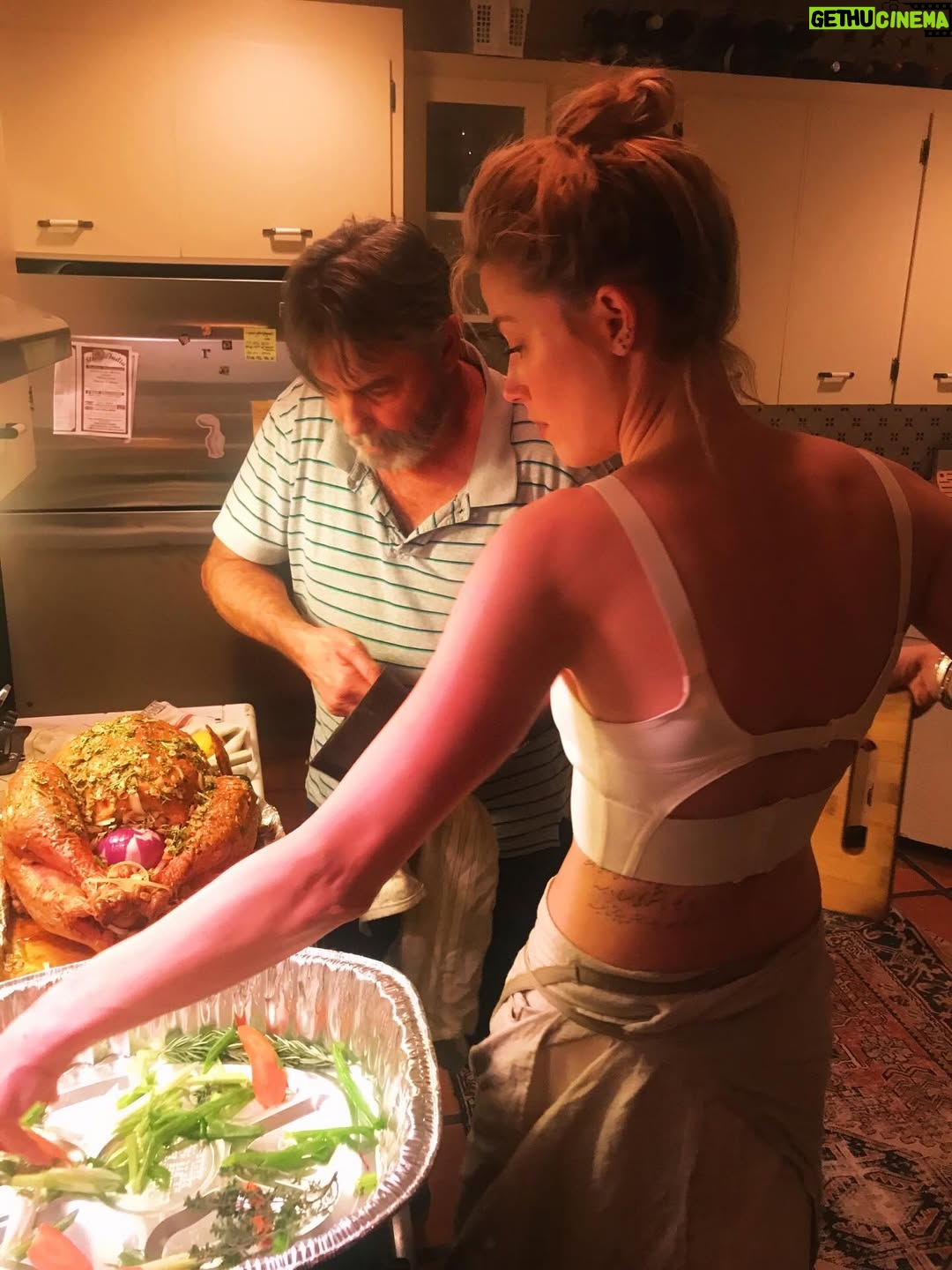 Amber Heard - 274.3K Likes - Thanksgiving cheers over the years. A look back at all the full hearts and plates I’ve shared . Hoping you are well topped up on both this year