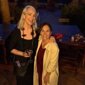 Amy Jo Johnson Instagram - A wonderful writers retreat with @rocabertiwriters meeting, learning, creating with some incredible people. Feeling inspired and happy. 😊