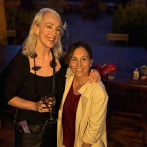 Amy Jo Johnson Instagram - A wonderful writers retreat with @rocabertiwriters meeting, learning, creating with some incredible people. Feeling inspired and happy. 😊