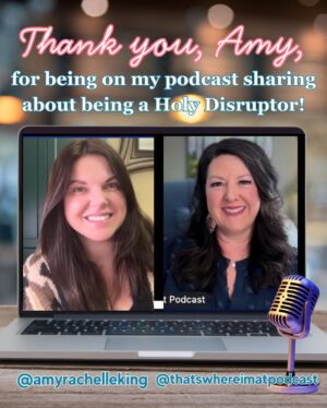 Amy King Instagram - Today I had the privilege of interviewing Amy Duggar King. She is best known for her time on 19 Kids and Counting, and she now speaks about being a Holy Disruptor! She is currently living her life as the cycle breaker, and we talked all about it! I can’t wait for you guys to hear her interview! 

Coming soon, so follow the podcast by commenting APPLE or SPOTIFY, so you don’t miss it!