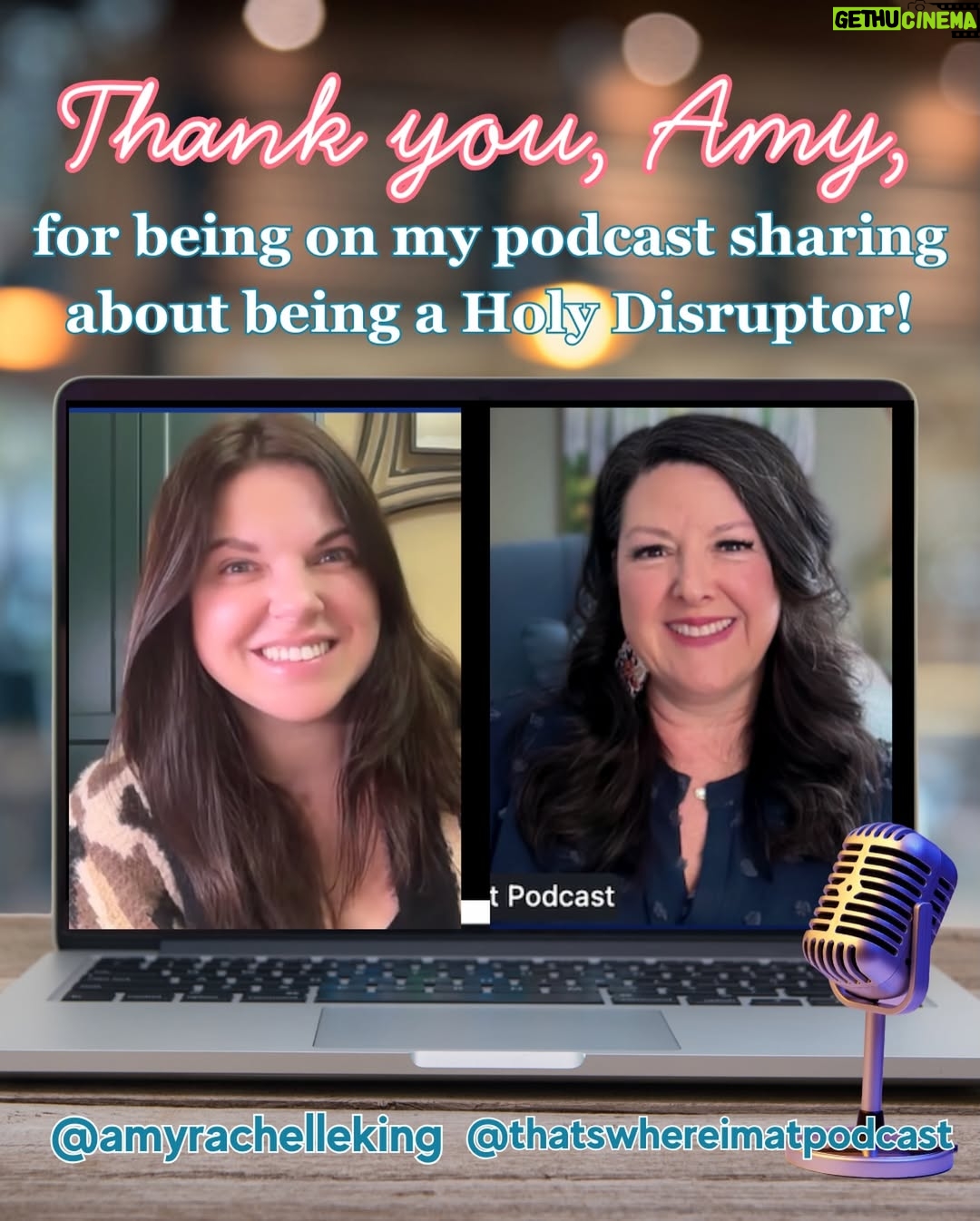 Amy King - 73 Likes - Today I had the privilege of interviewing Amy Duggar King. She is best known for her time on 19 Kids and Counting, and she now speaks about being a Holy Disruptor! She is currently living her life as the cycle breaker, and we talked all about it! I can’t wait for you guys to hear her interview! 

Coming soon, so follow the podcast by commenting APPLE or SPOTIFY, so you don’t miss it!