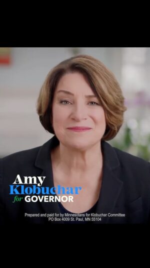 Amy Klobuchar Instagram - Minnesotans, we’ve been through a lot.
And I believe this moment calls for grit, resilience, and faith in each other.
I believe we must stand up for what’s right. And fix what’s wrong.
Today, I’m announcing my candidacy for Governor. Join us at the link in my bio.