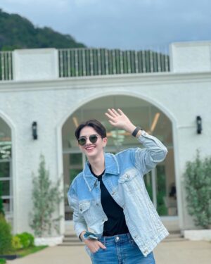 An Ji Instagram - mountain⛰️•foggy✨•me🤍
