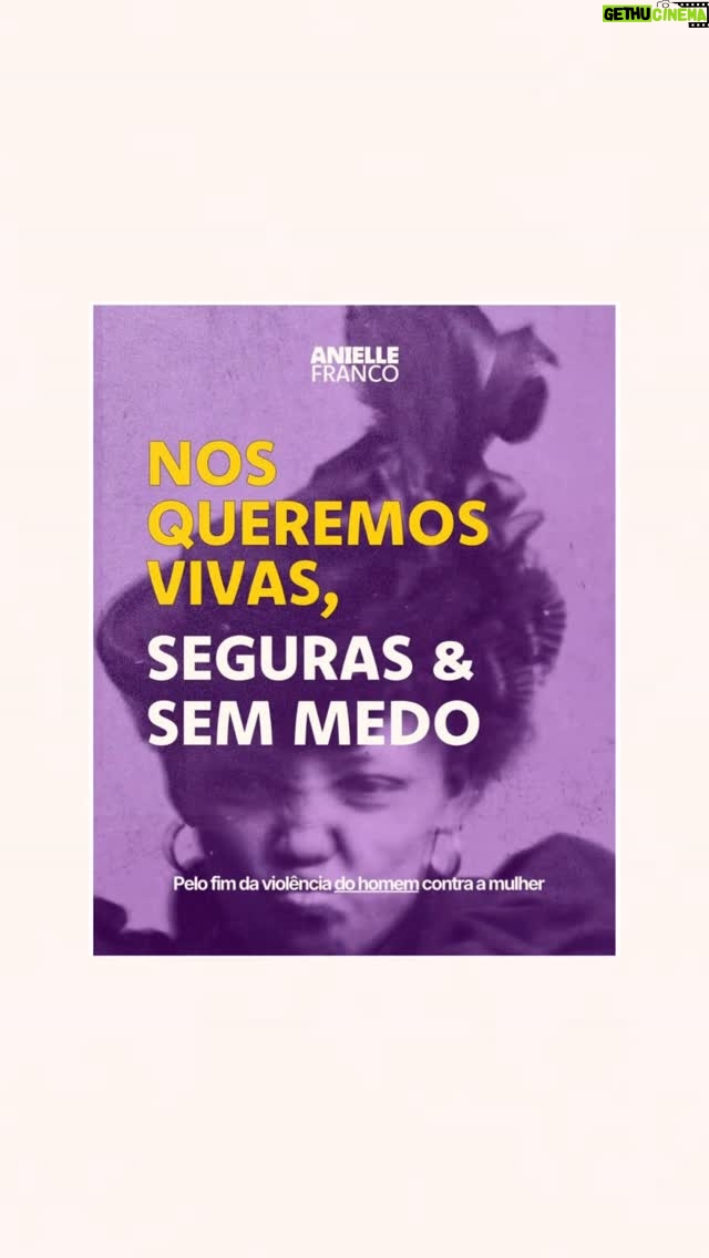 Ana Hikari - 16.3K Likes - “Não tenho medo da morte, mas medo de morrer sim. A morte é depois de mim, mas quem vai morrer sou eu”
Eu tenho é medo de quem pode me matar. E pelas estatística, pode ser um homem… 4 mulheres por dia vítimas de feminicídio… eu tenho medo e vc?