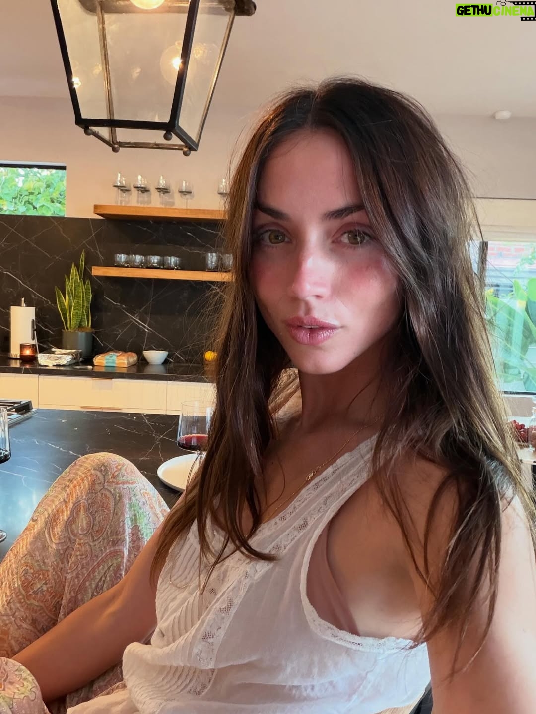 Ana de Armas - 2 Million Likes - Thanksgiving with some of my favorite people… 🌸🥂✨🥧🌺💕🥰🌙🍋