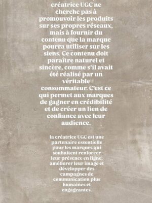 Anaïs Camizuli Instagram - ✨ Hello les filles ! ✨
Vous avez été nombreuses à me poser des questions sur ma formation, et aujourd’hui j’ai envie de vous expliquer en détail ce que j’ai mis en place pour vous aider à réellement avancer.

Cela fait longtemps que je vous en parle en story, mais jamais en post… alors c’est le moment !

• Ma formation UGC est accessible pour seulement 27 € et dure trois semaines. Pendant tout ce temps, je suis avec vous, pas à pas. Je ne vous laisse jamais seules — je vous accompagne, je vous motive et je vous pousse à aller au bout.

Je suis tellement fière de tout ce que j’ai accompli, mais encore plus fière de toutes celles qui ont suivi la formation et qui ont déjà obtenu leurs premiers résultats. Vous avez une force incroyable, et je veux que vous en preniez conscience. 🤍

📌 Le lien d’inscription est dans ma bio Instagram ou en story.
J’ai hâte qu’on commence ensemble, vraiment.

Pour toute question, vous pouvez m’écrire à : contact@anaiscamizuli.fr

Chaque jour, je suis présente pour vous guider, vous booster et vous conseiller avec sincérité. Merci à toutes celles qui me font confiance depuis le début. Si vous saviez comme je suis fière de vous… 🤍

⚠️ Les places partent vite : je limite volontairement à 300 participantes pour trois semaines afin de pouvoir vous accompagner correctement et que chacune en tire le maximum.

Je vous attends les filles. On va faire un vrai travail ensemble, et je vous promets que vous serez fières de ce que vous allez accomplir. 🤍

(Collaboration pour moi-même) 

Aujourd’hui, mon objectif est simple : vous aider à réussir, à obtenir des revenus supplémentaires grâce à vos créations, à reprendre confiance et à kiffer votre vie. Vous le méritez tellement.

Et rien ni personne ne me fera douter de ce que je construis depuis le début avec vous. ✨