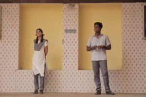 Anaswara Rajan Instagram - The invisible string ft. Sathya and Monisha :) 

#withlove wishes you a happy Valentine’s Day ✨❤️