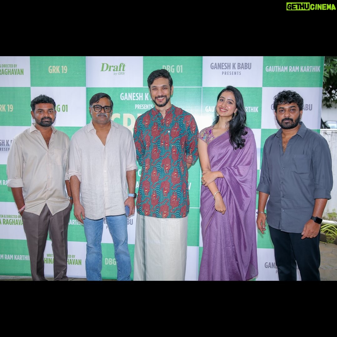 Anchana Nethrun - 15.7K Likes - @gauthamramkarthik ‘s 19th project directed by @dhinaraghavan.m begins! Music composed by our beloved @samcsmusic 
Stepped in as producer @draftbygkb 
Grand pooja kick-starts the journey. #GRK19

@selvaraghavan 
@sanjaysiskin @iam.anchana
@robbie.actor @peethambaramvasudevan @venkateshfilmdirector @actormaran @pratheep_kaliraja
@ramalingamtha @editor_deepak_official @yughabharathi @sowmya__bharathi @abisheksrinivas @gayathribalasubramanian21
@indumathy_manikandan 
@adithyakathir_official @bakkiyamshankar @prorekhaa  @ctcupdates