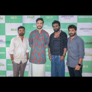 Anchana Nethrun Instagram - @gauthamramkarthik ‘s 19th project directed by @dhinaraghavan.m begins! Music composed by our beloved @samcsmusic 
Stepped in as producer @draftbygkb 
Grand pooja kick-starts the journey. #GRK19

@selvaraghavan 
@sanjaysiskin @iam.anchana
@robbie.actor @peethambaramvasudevan @venkateshfilmdirector @actormaran @pratheep_kaliraja
@ramalingamtha @editor_deepak_official @yughabharathi @sowmya__bharathi @abisheksrinivas @gayathribalasubramanian21
@indumathy_manikandan 
@adithyakathir_official @bakkiyamshankar @prorekhaa  @ctcupdates