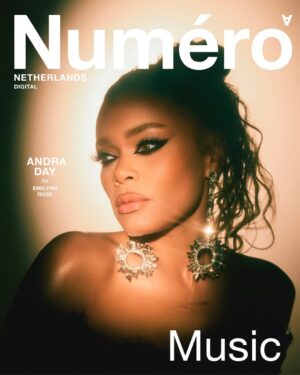 Andra Day Instagram - @numero_netherlands thank u! @emilynnrose the visionary! Such an honor & a joy to create with you & the amazing team u put together 😩🥰🙌🏾& thank u to my amazing team as well🥰 God bless yall! ✨

CREDITS 
@numero_netherlands 
Talent: Andra Day @andradaymusic
Photographer / Creative director: Emilynn Rose @EmilynnRose
Stylist: Wouri Vice @therealwourivice
Styling assistant: Simone Whigham @simone.whigham
Hair: B Thomas @braid_artistry
Makeup: Mila Thomas @makeupbymila
1st assistant: Joshua Hammaren @joshworldpeace
2nd assistant: Alexandra Chandra @its_alexchandra
Producer coordinator: Spencer Kelly @theskellylife
Production assistants: Eleanor Carty & David Choi @elliecarty_ @davidhajoochoi
Retouching: Kassie J @kassiejphoto
BTS videographer: Christian Almazan @christiaanmikey
Lighting: Aputure @aputure.lighting
Location: Hype Studios LA @hypestudios.la (http://hypestudios.la/)
Editor: Timi Letonja @timiletonja
Interview: Jana Letonja @janaletonja
Cover design: Arthur Roeloffzen @arthurroeloffzen

VIDEO TEAM:
Director: Emilynn Rose @EmilynnRose
Video producer : Alexander John @alexanderjohhn
DP: Marty Rush @marty_rush
Video editor: One Ten Media @oneten.media
Colorist: Maksim Zverv @maxgrades
Sound: Steven Viegas @stevobeatz Rep @oneten.media

It was amazing working with you all!!