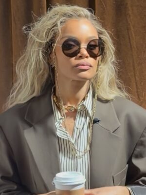 Andra Day Instagram - TY! @livekellyandmark for having us 🙏🏾🤎
New @wyclefjean @liltunechi otw 🔥
Sry lotta slides lol Last slide skinnn

Special thank u to @thefrankieshop & @flordemariacollection 

Glam: 
@therealwourivice 
@porschefabulous 
@iamhairbyhe