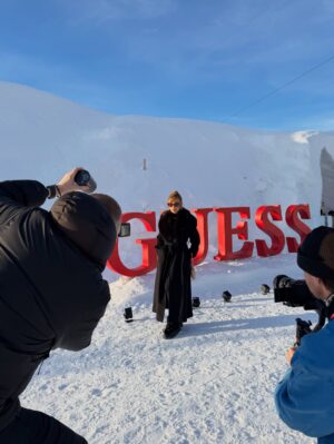 Andrea Brillantes Instagram - From the Alps to the runway. Thank you for the invite, GUESS 🤍

@guess