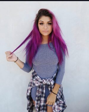 Andrea Russett Instagram - somebody say 2016….? 🫦 (sorry for the blondrea jump scare)