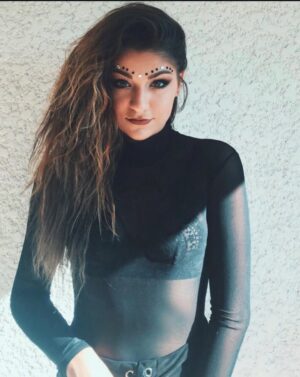Andrea Russett Instagram - somebody say 2016….? 🫦 (sorry for the blondrea jump scare)