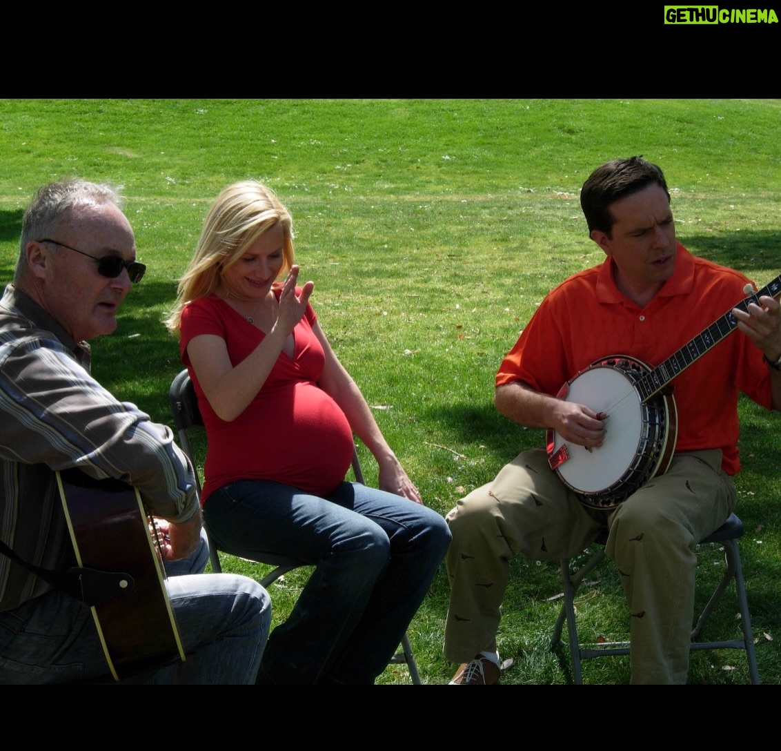 Angela Kinsey - 71.7K Likes - As discussed on today’s 2nd Drink of Job Fair on @officeladiespod … 

I wish I still had the song that Ed & Creed sang for me and my baby girl. They improvised the sweetest melody. I think it exists in some old NBC archives of “Adventures with Angela” but I’m so thankful to have these pictures from that day. 

Our Office Family memories are so special to me! ❤️ 

Love ya @creedbratton & @edhelms !