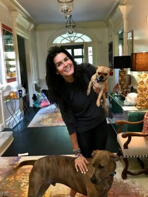 Angie Harmon Instagram - Our precious Daisy crossed the rainbow bridge & we are heartbroken… but we know Ollie was there to greet her. 

The littlest feet make the biggest footprints on our hearts. 

🌈🕊️🐶🐾