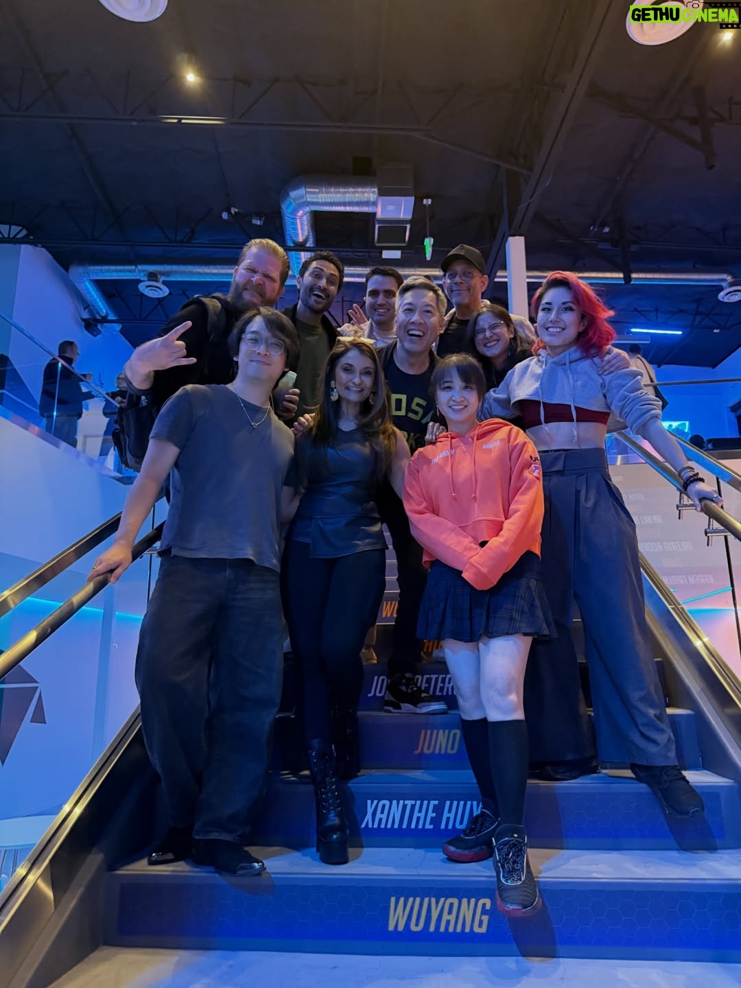Anjali Bhimani - 6.3K Likes - The world could always use more heroes…and here they are! Had such a blast celebrating the new season of @playoverwatch with some of the OG and some of our new fam! So proud to be a part of this game that encourages us all to see how we want the world to be and fight through even when times are dark. Here’s to the incredible devs who have worked tirelessly to make the game better and better as the years go on and innovate to keep our players engaged, entertained, and inspired.