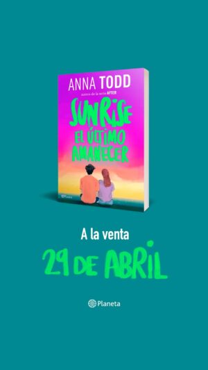 Anna Todd Instagram - Β‘VUELVE ANNA TODD!
SΓ, sΓ, tal y como lo leΓ©is. La autora de la serie After regresa por fin con su nueva novela Β«Sunrise. El ΓΊltimo amanecerΒ». Os aseguramos que este libro serΓ‘ la mejor receta para este verano:
π Un viaje a Mallorca.
βοΈ Un amor de verano con el que siempre has soΓ±ado.
π Dos personajes que se quedarΓ‘n en nuestro corazΓ³n.
π¬ Β‘Y una peli en camino! Ya se ha rodado la adaptaciΓ³n de esta novela, en la que participan Eva Longoria y AndrΓ©s Velencoso.
Oriah Pera, de veintidΓ³s aΓ±os, siente que estΓ‘ atrapada esperando que su vida comience. Pero cuando el trabajo de su madre las lleva a Mallorca, sabe que este verano podrΓa ser el inicio de su propia historia de madurez.
π
Β‘29 de abril en librerΓas!
#SunriseElΓΊtimoamanecer #ElΓΊltimoAmancer #AnnaTodd #Planetadelibros #EditorialPlaneta
