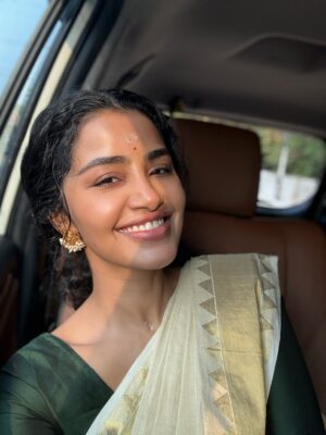 Anupama Parameswaran Instagram - Thank you all for the wishes and blessings on my birthday ♥️ I’m overwhelmed (in the best way possible 🥹). 
Thank you.. for making the day truly special.. and one I will never forget.