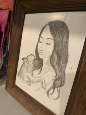 April Jeanette Mendez Instagram - Thank you all who donated to animal rescue org @pawschicago in Larry’s memory.

Over a decade ago our Larry Talbot was surrendered there for doing the most. Multiple fosters gave up on him, one stating on record “I cannot allow this chaos in my home any longer”. A professional trainer called him “a lost cause”. He survived abuse and abandonment and was just misunderstood. We knew he was perfect for us. He snuggled on his terms, like a prickly cat. He stole entire pizzas and donuts off countertops and swallowed them whole like a snake. One time a little abuela saw him on the street, clutched her chest, and yelled “El Chupacabra!” He helped get me out of the deepest depressive cycles and was the center of my happiest days. He went from discarded underdog to having his face plastered across billboards, the United Center, ASPCA campaigns, Rolling Stone, and had more action figures, merchandise, and fan art than most pro athletes. In his golden years, he grew the long beard of a wise wizard and became velcro, permanently attached to my lap. It was the greatest honor to become his emotional support after he spent so long being mine. I just know he’s now with my other furry angels Mugsy and Nacho, causing absolute f-ing mayhem. 

I am not okay, half my heart is gone. I get really quiet and private during the hard stuff but I wanted to come on here and say, if you need a best friend who will make every day brighter, who will save your life right back, please adopt don’t shop. Rescue dogs are a special kind of magic.