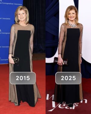 Arianna Huffington Instagram - I will repeat: I love repeats! 

And love women in the spotlight who repeat on big occasions, like Kate Middleton who wore this dress in 2019 and again at the 2026 BAFTAs (and slide to the end to see an amazing outfit she’s worn at least four times!). 

When you own something you love, wear it again and again. It saves time, money, and mindshare and is good for the environment!