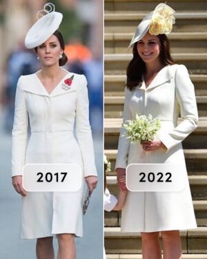 Arianna Huffington Instagram - I will repeat: I love repeats! 

And love women in the spotlight who repeat on big occasions, like Kate Middleton who wore this dress in 2019 and again at the 2026 BAFTAs (and slide to the end to see an amazing outfit she’s worn at least four times!). 

When you own something you love, wear it again and again. It saves time, money, and mindshare and is good for the environment!