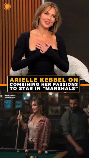 Arielle Kebbel Instagram - @ariellekebbel says combining her passions for acting and the outdoors to star in @marshalscbs was a “dream come true.”

The series is a spinoff of “Yellowstone” and Kebbel says she was a big fan of the show.