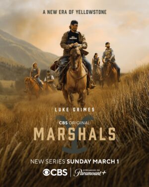 Arielle Kebbel Instagram - Kayce Dutton is back— this time with an elite, new crew of U.S. Marshals. Who’s ready to meet them? 🐴 

#MarshalsCBS #promo #keyart #yellowstonetv