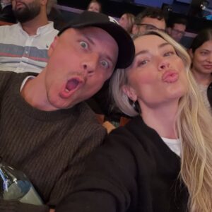 Arielle Vandenberg Instagram - The birthday / Valentine combo post. Of course my sweetie was born around Valentine’s Day. He’s filled with LOVE! Happy Birthday my angel head! I love you to the moon and back then back to the moon. 🌕❤️🚀