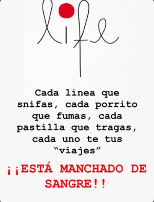 Atala Sarmiento Instagram - Si te drogas eres parte de la cadena de violencia…aunque te incomode leerlo 🤷🏼‍♀️