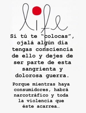Atala Sarmiento Instagram - Si te drogas eres parte de la cadena de violencia…aunque te incomode leerlo 🤷🏼‍♀️