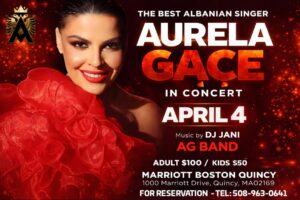Aurela Gaçe Instagram - Aurela and AG band are coming to Boston on April 4th. For booking inquiries, Anisa can be reached at 508-963-0641.