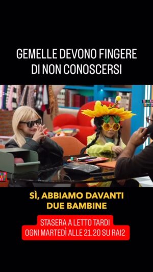 Aurora Leone Instagram - Stasera a Letto Tardi ogni martedì alle 21.20 su Rai2 👀

Cosa succede se chiedi a due gemelle di fingere di non conoscersi? 

#staseraalettotardi