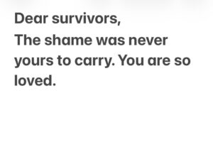 Ayanna Pressley Instagram - Dear survivors, The shame was never yours to carry. You are so loved. 💜