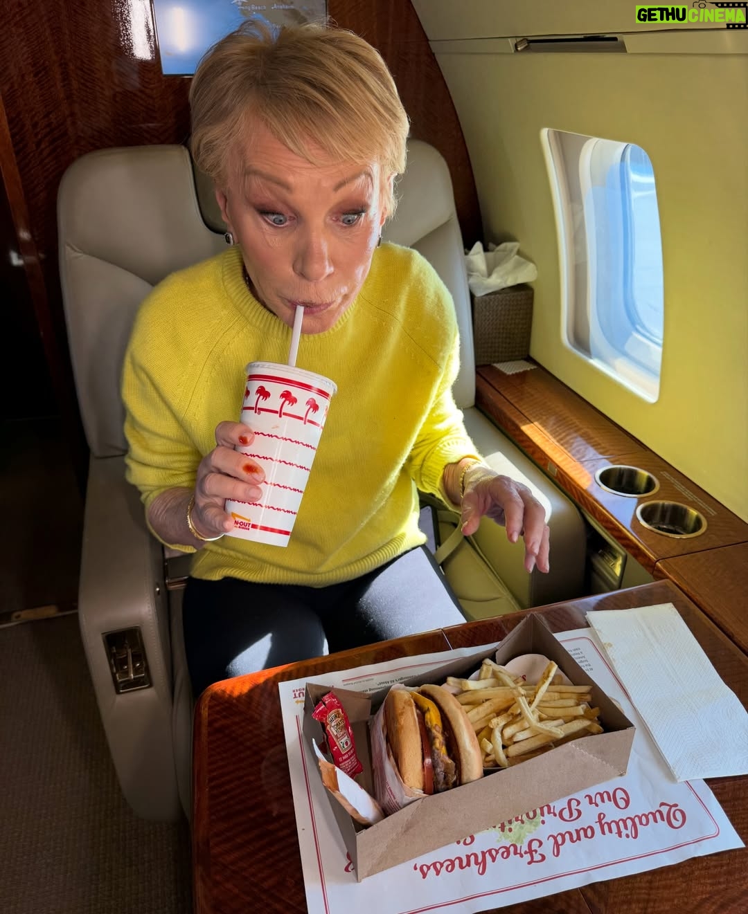 Barbara Corcoran - 8.6K Likes - When in LA… we do it animal style! 🍟