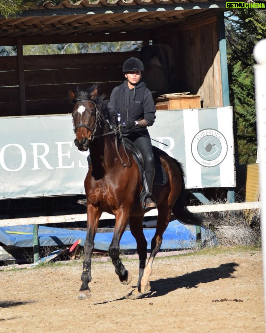 Barbara Lune - 540 Likes - Reprise de ma première passion ❤️ 

Et oui, même avant le chant, même si je crois que je suis meilleure chanteuse que cavalière 🤣 
Pas facile de se relancer dans ce sport quand on est maman, avec la peur de tomber.. pas peur pour nous même, mais pour eux. C’est cette petite voix dans la tête qui te dit « et ils vont devenir quoi si tombes ma grande ? T’as plus 20 ans.. » même si ils ont un super papa je ne peux pas imaginer les laisser tous les 3..merci d’ailleurs super papa @djniko_sainttropez de supporter cette passion envahissante 🤣❤️) 
Mais je crois que je suis pas la seule dans ce cas, pas vrai ? 😅
Nombreuses sont les femmes qui reprennent l’équitation après avoir eu un/des enfants. 

Besoin d’un VRAI moment rien qu’à nous, libérateur, où on pense seulement à CE moment. Même si c’est flippant parfois, souvent même. Mais ça fait du bien 🤩 
La vie peut nous éloigner des chevaux un temps mais quand on aime ça, ils reviennent toujours au galop ! 🥹

Alors j’y vais à fond, TDAH tu n’as qu’à bien te tenir, je lâcherai pas cette fois! 
Donc je me lance à 36 ans (quand même 😅) à la recherche de mon binôme, celui qui va tolérer mon anxiété    , et avec qui je vais pouvoir évoluer, je suis prête ! Merci @les_ecuries.du.luc de reprendre tout à zéro avec moi 🥰

Chères cavaliers/cavalières, des conseils à me donner ? ❤️

Petit bonus : 
Photo 2 : ma dernière photo avant d’arrêter l’équitation y a plus de 10 ans. 
Photo 3 : ma tête d’anxiété    , quand BOLT a décidé de sauter la barre au sol 😅
(Oui parcequ’INSTA c’est pas que les moments glam 🤣)