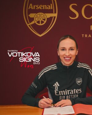 Barbora Votíková Instagram - Welcome to The Arsenal, Bara! 👋