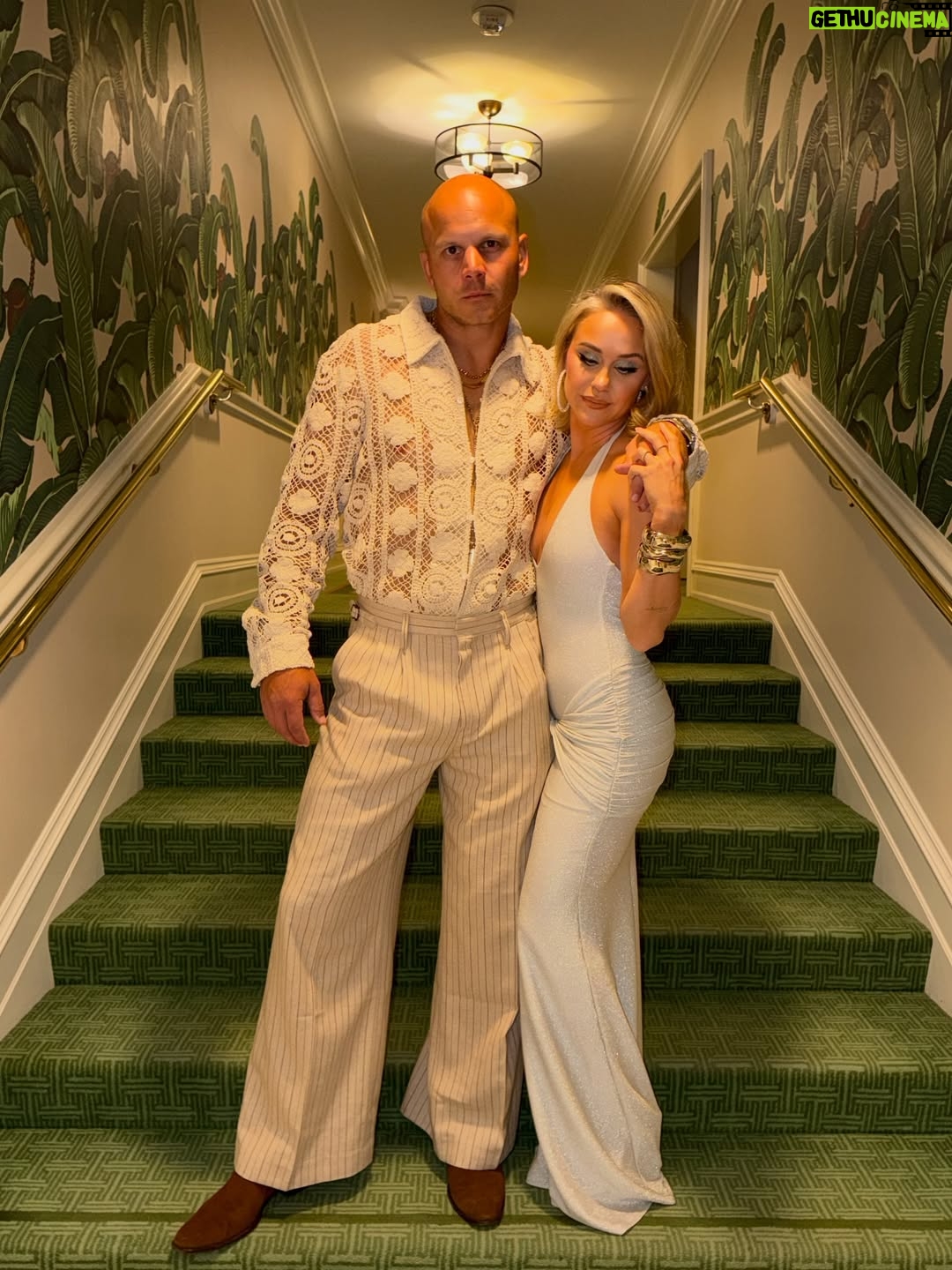 Becca Tobin - 7K Likes - A couple days back in LA = instant soul reset. ✨

And honestly, @tonygonzalez88 and @octobergonz are the only people on earth who can send a “themed outfit required” invite and get an enthusiastic yes from me and @z.mart 🪩 

Happy Birthday, Tony. You’re truly one in a billion and we love you so much.