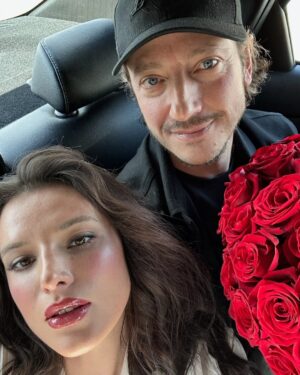 Bella Thorne Instagram - My forever valentine & partner for life ❤️ to many, many more, love you forever 🥂