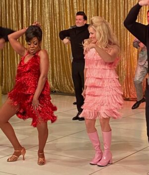 Beth Behrs Instagram - Beezy   Teezy 4eva.
@tichinaarnold @tichinazenay @theneighborhood