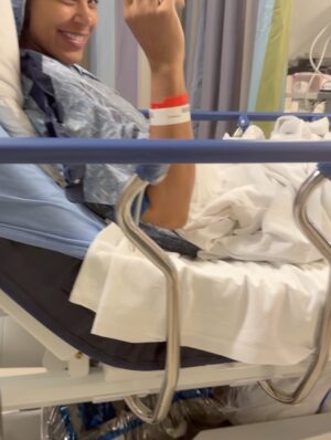 Bianca Crawford Instagram - 10 months post injury, 8 months of rehab, 5 Dr’s Later…
And we are FINALLY here.
Now I can finally start to put this behind me.
Thank you so much @dr.karandesai for hearing me and fixing me!

Fingers and JOINTS are complicated, frustrating, confusing, essential… if you don’t get it… consider yourself lucky and I hope you never have to find out. 
Maybe one day I’ll go into detail but it’s a lot.

Thank you to those who have sent so much love my way and continue to.
💋

*Graphic photo from surgery… I was going to post the video but it was a little more graphic than the photo and I didn’t want to freak out some people too badly lol*