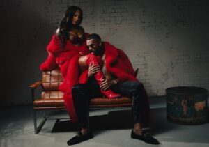Bianca Crawford Instagram - Sorry for the (weight)… lol wait. I been feeding him good so I thought I would feed yall too.
Happy Valentine’s Day
-The Crawfords

Makeup: @karengiselleperez 
📸: @fetch_media
Hair: @herhandstyles