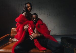 Bianca Crawford Instagram - Sorry for the (weight)… lol wait. I been feeding him good so I thought I would feed yall too.
Happy Valentine’s Day
-The Crawfords

Makeup: @karengiselleperez 
📸: @fetch_media
Hair: @herhandstyles